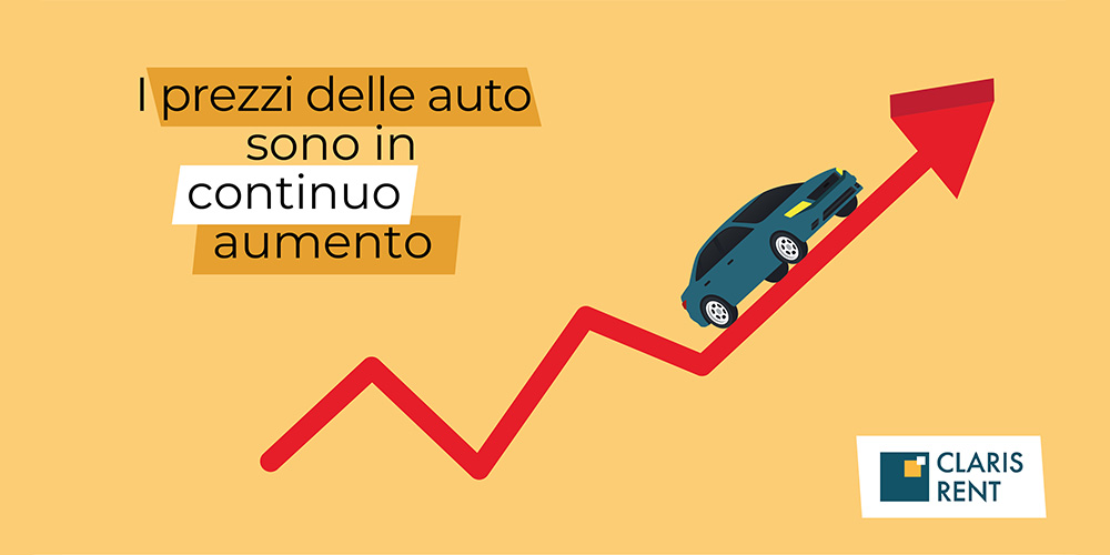 "aumento prezzi auto noleggio"